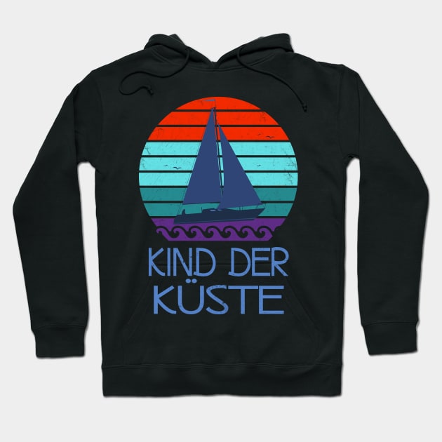 Kind der Küste Nordsee Meer vintage Hoodie by Foxxy Merch